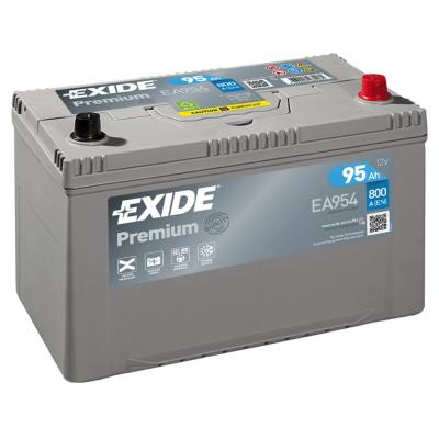 Exide Premium EA954 akkumulátor, 12V 95Ah 800A J+ japán